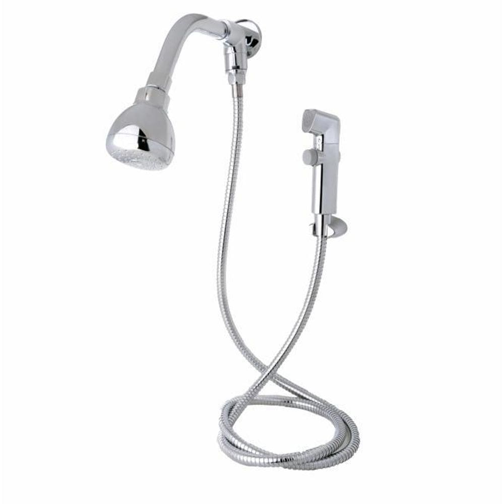 Chuveiro Econômico e Compacto Cromado com Braço de 15cm