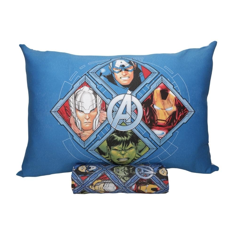 Jogo Cama Menino Vingadores 2 Peças C/ Elástico Avengers Joy