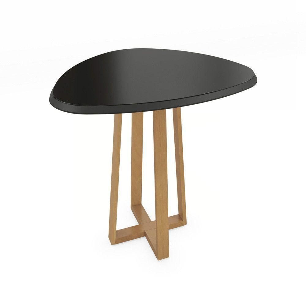 Mesa De Jantar Elma Para 4 Lugares 135x105cm Kappesberg Preto