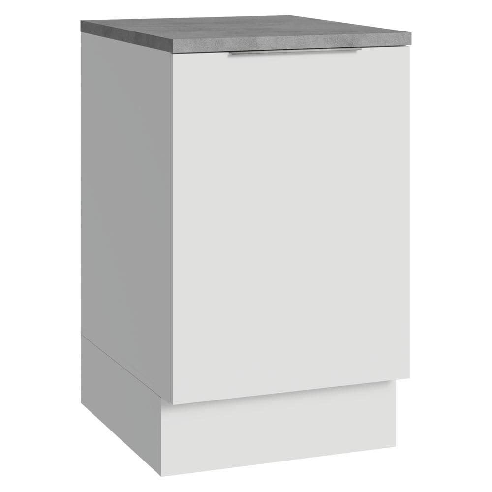 Balcão de Cozinha 50cm 1 Porta Branco Stella Madesa