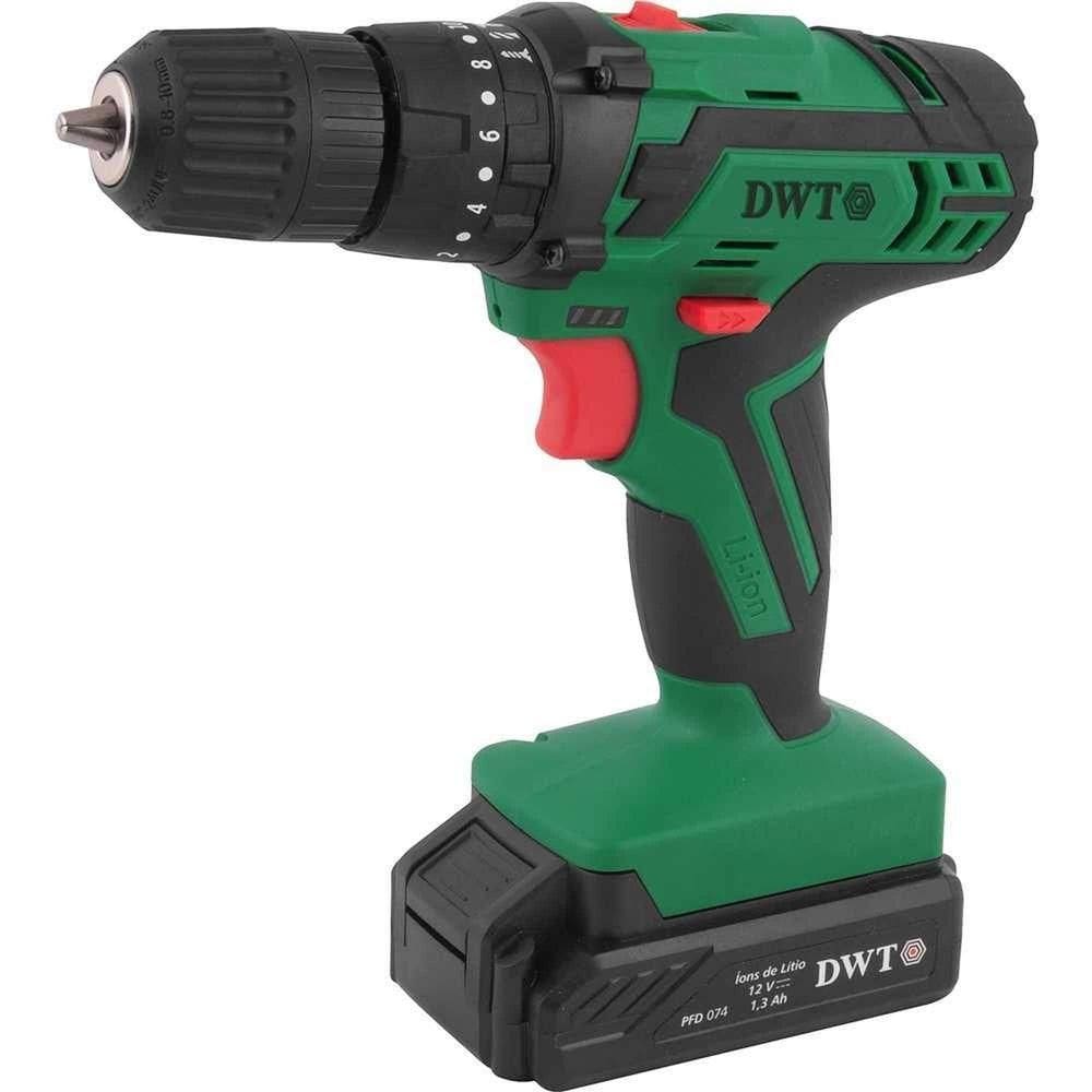 Parafusadeira/furadeira Impacto A Bateria 12v Fonte Bivolt Automática Jogo 74 Acessórios Pfd 074 Dwt Ostenvonder