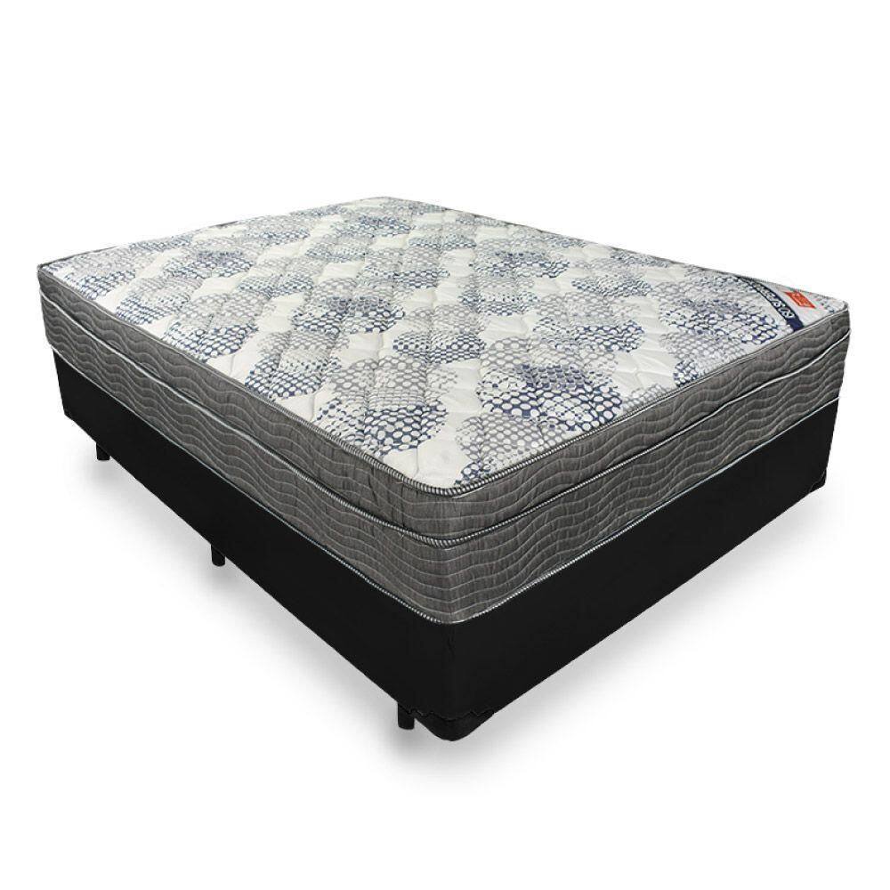 Cama Box com Colchão de Molas Ensacadas Ortobom ISO Casal 138cm