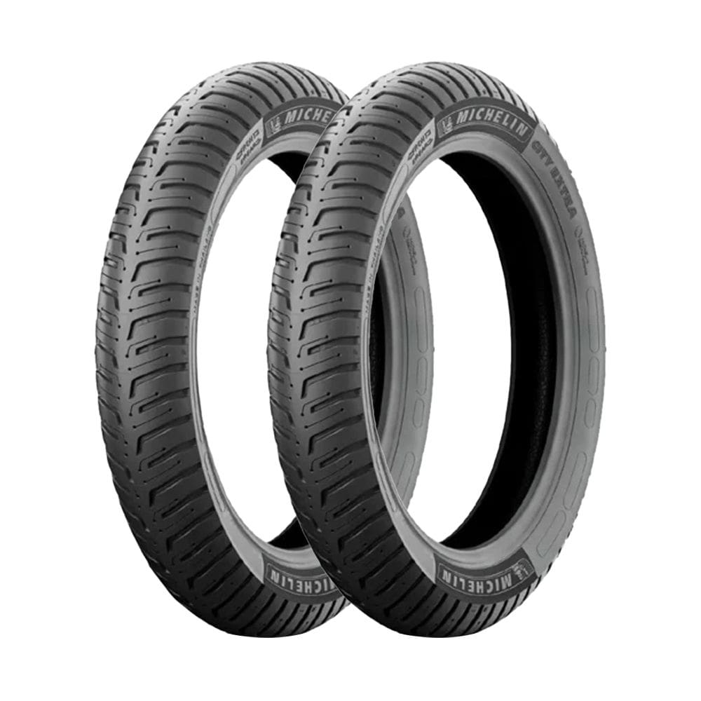 Jogo Pneus de Moto Michelin City Extra 80/100-18 47S + 90/90-18 57S TL
