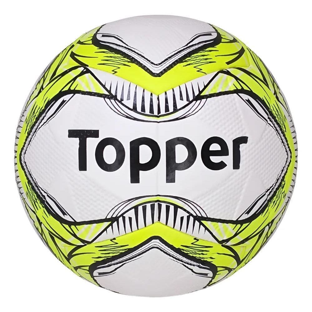 Bola Topper Futebol Society Branca Amarelo