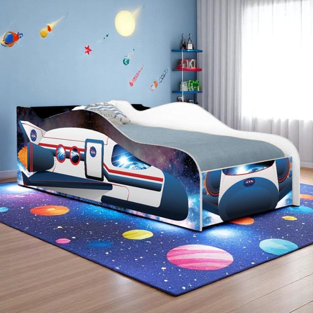 Cama Foguete Espacial Kids Solteiro