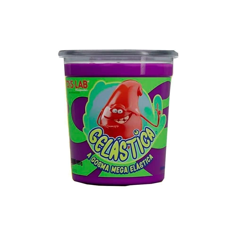 Gosma Slime Violeta 180G Gelástica Mega Elástica