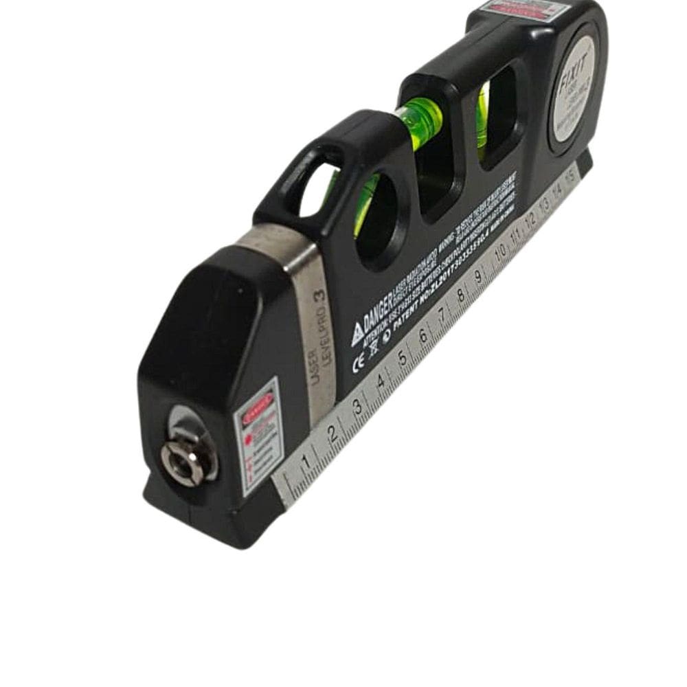 Nível Laser Com Trena Nivelador Pro3 Estágios