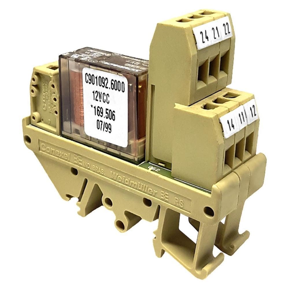 Rele Acoplador Weidmuller Conexel 12Vcc 2 Contatos