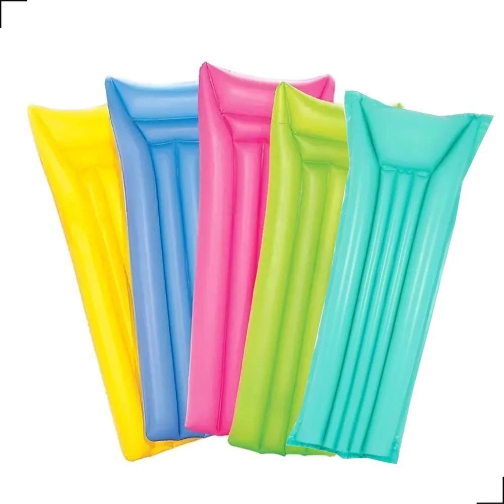 Colchão Bronzeador Inflável Bóia Piscina Praia 183 X 6 Azul