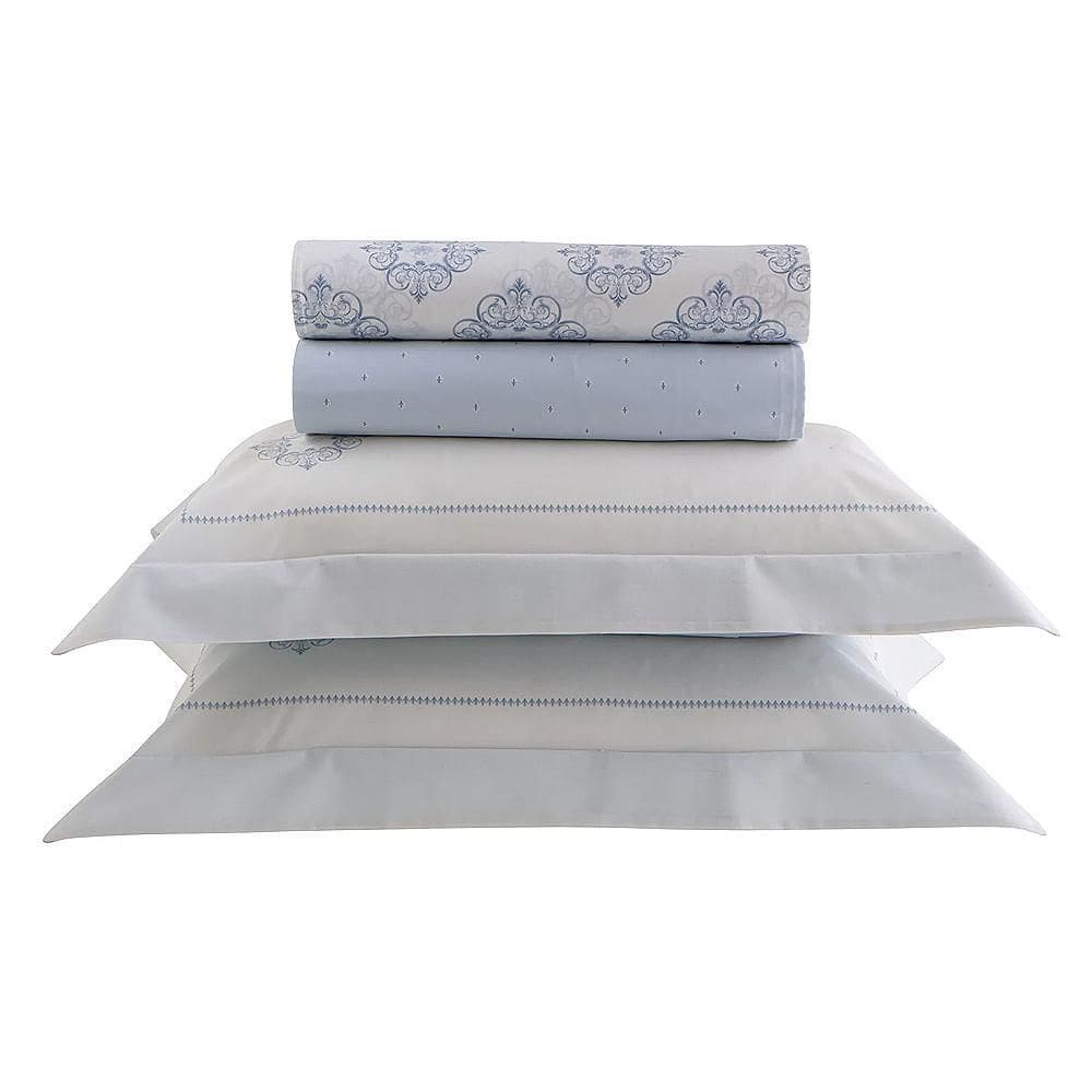 Jogo De Cama Solteiro 200 Fios Vida Bela - Kacyumara Kiani