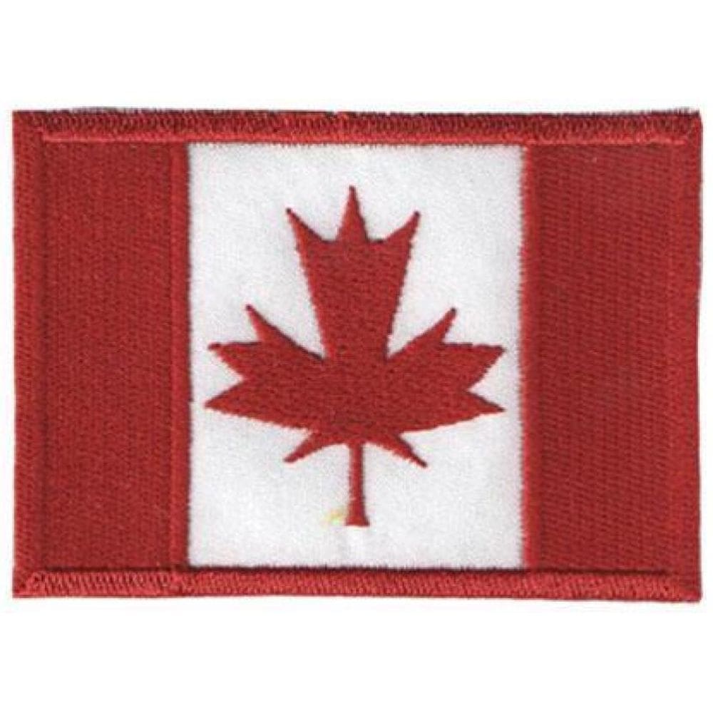 Patch Bordado Bandeira Canadá Com Fecho De Contato