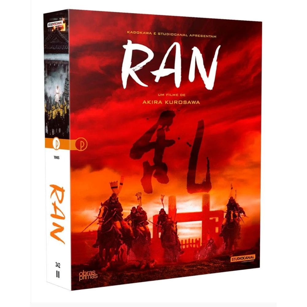 Ran - Akira Kurosawa - Blu-Ray + Dvd +Cards +Poster +Livreto