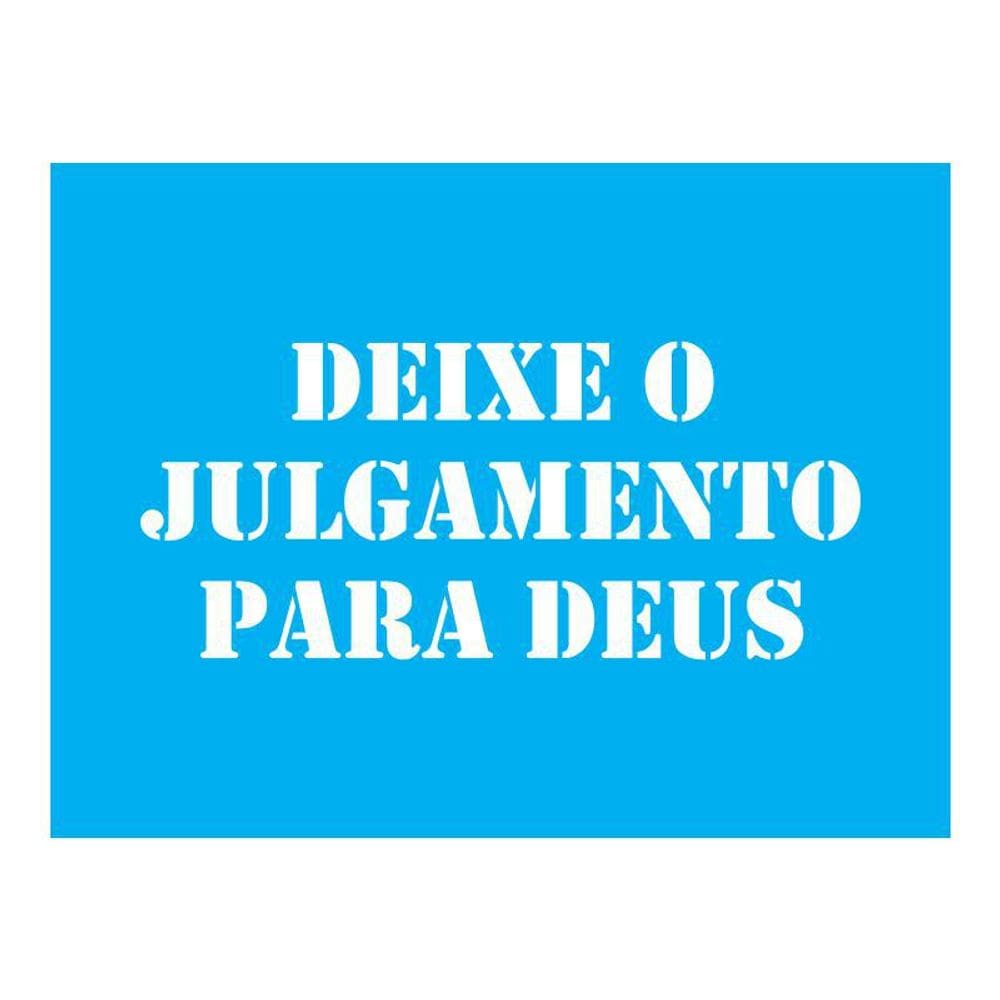 Stencil Tamako Deus - 15X20Cm - Ref A2300