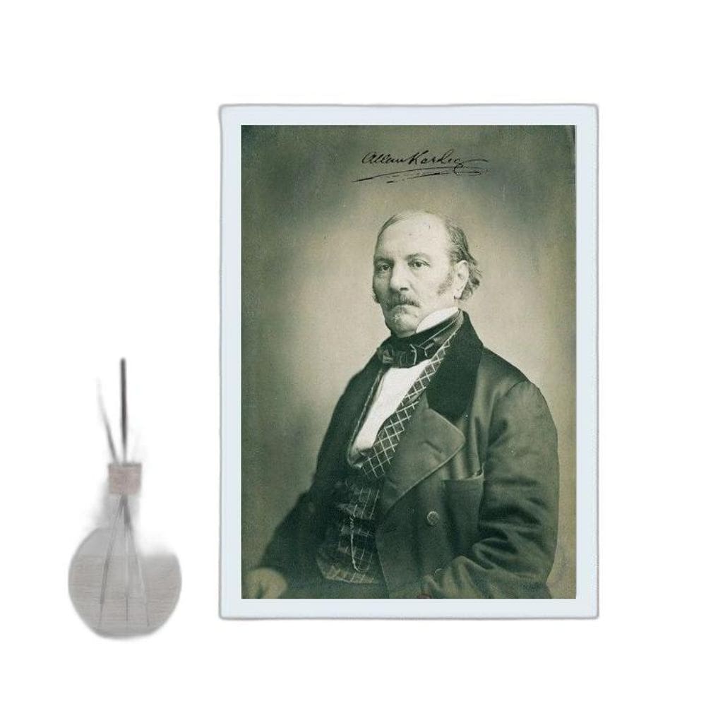 Quadro Decorativo Fotografia Allan Kardec 24X18Cm