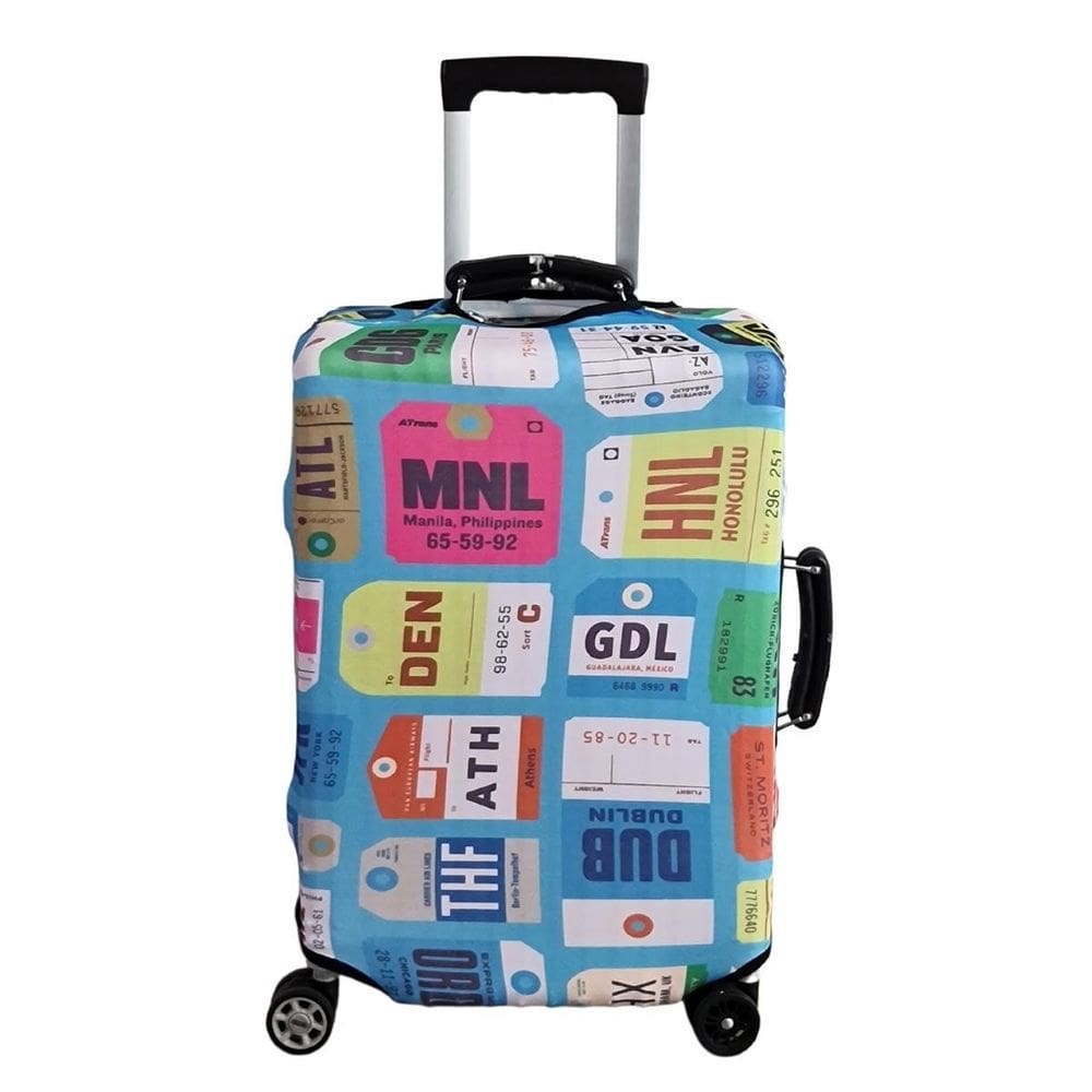 Capa Para Mala De Viagem Estampa Tag De Viagem Tamanho G