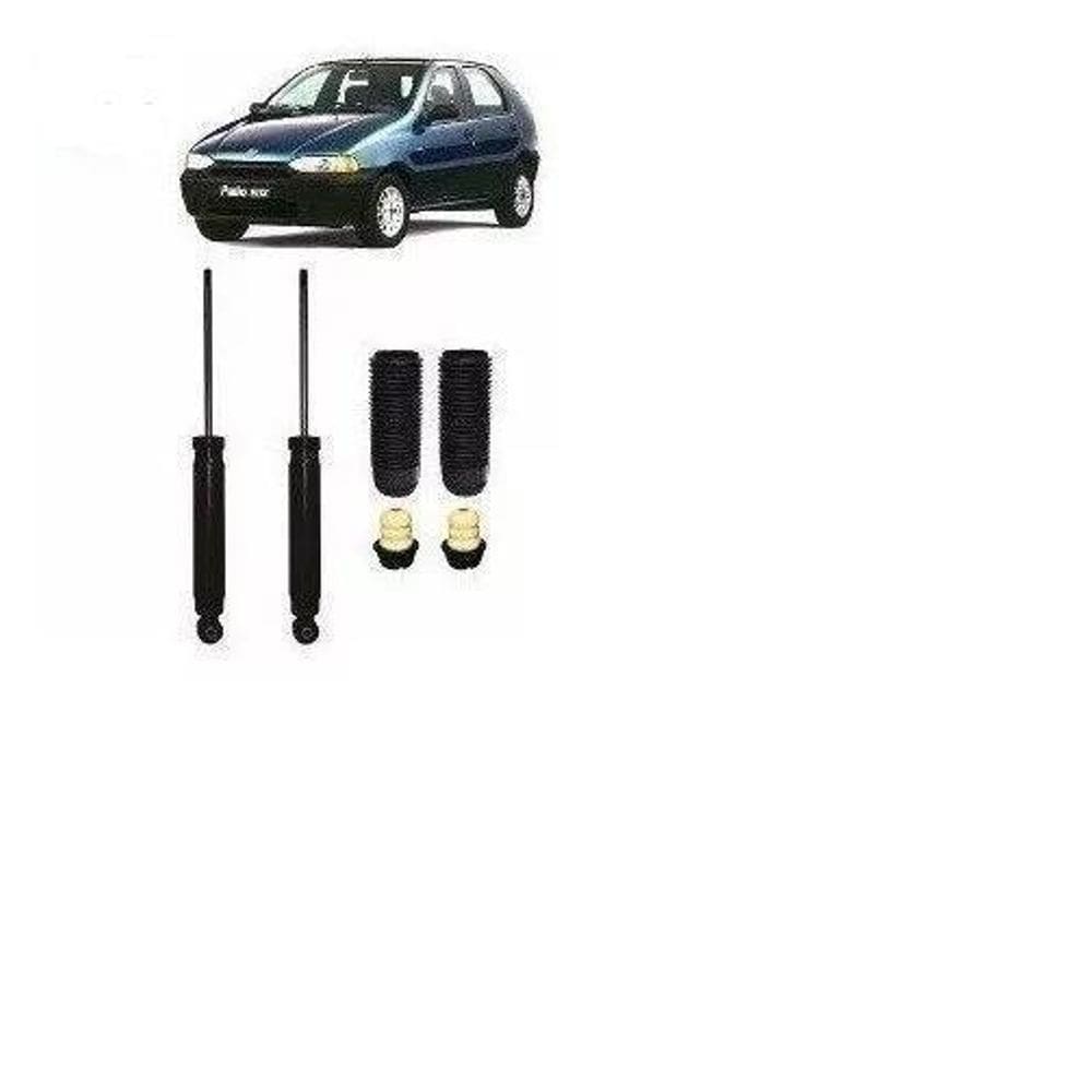 Amortecedores+Kit Suspensão Fiat Palio 1997 Até 2000