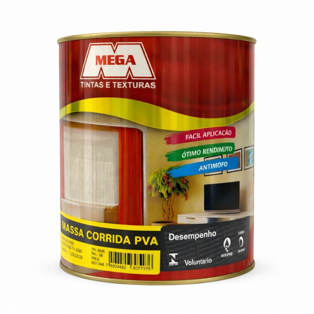 Massa Corrida 1,3Kg Mega