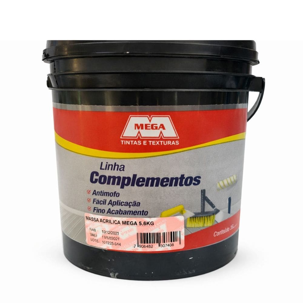 Massa Acrílica 5,6kg Mega