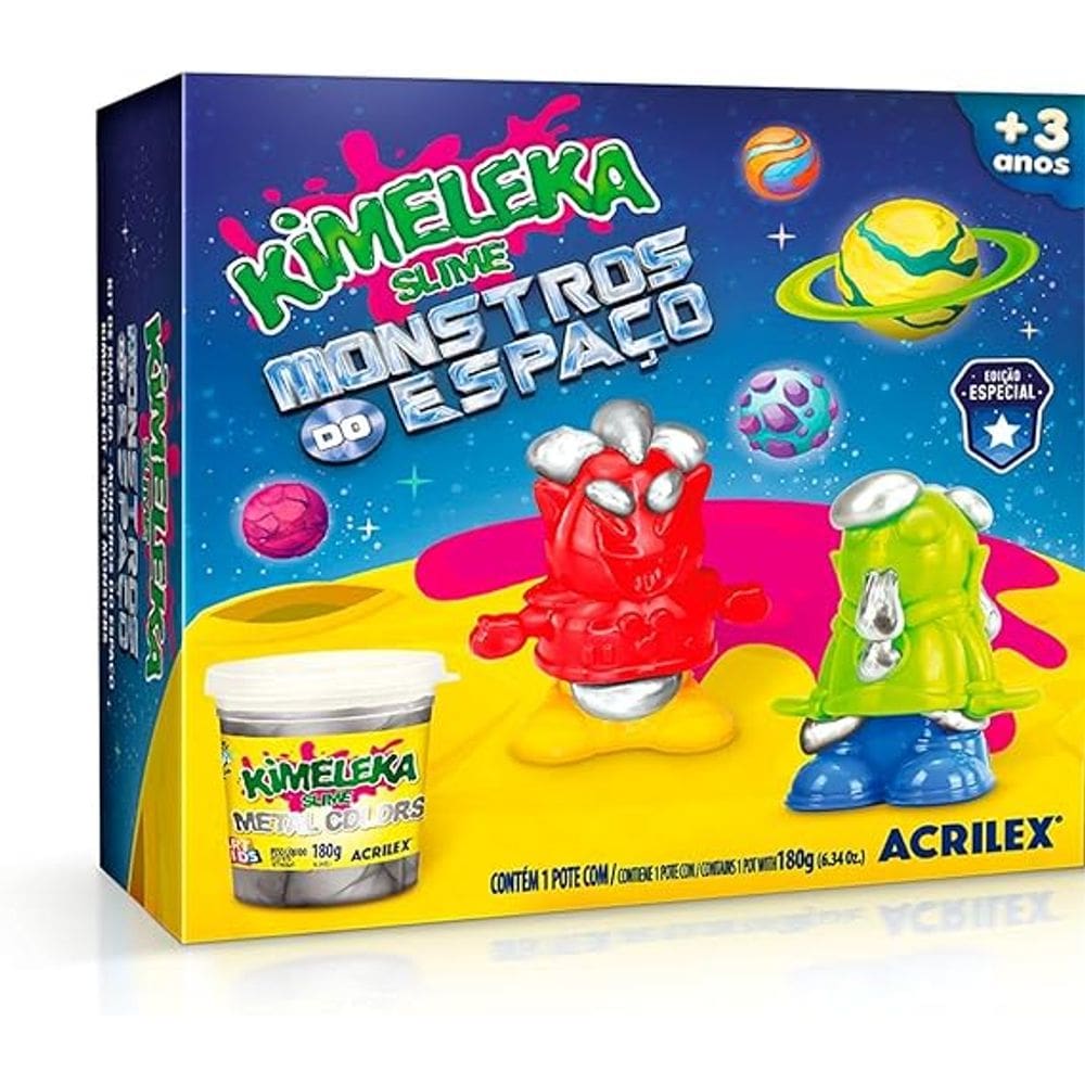 Kimeleka Slime Monstros Do Espaco, Acrilex
