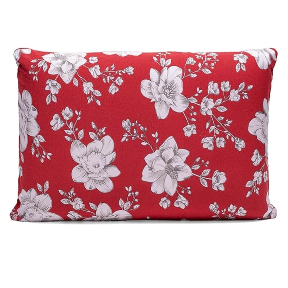 Fronha Malha Basic Estampada Buettner Moema Vermelha