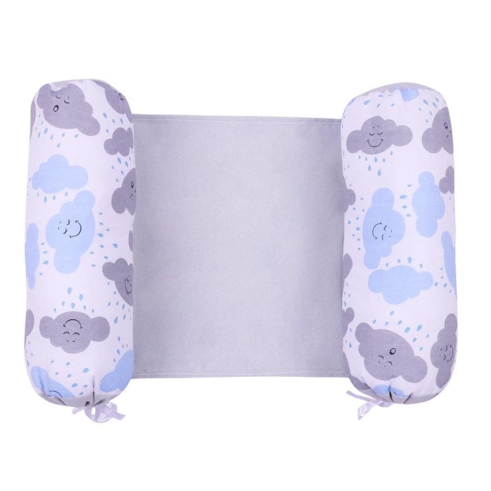 Rolinho Protetor Para Bebê 42Cm Nuvem Azul