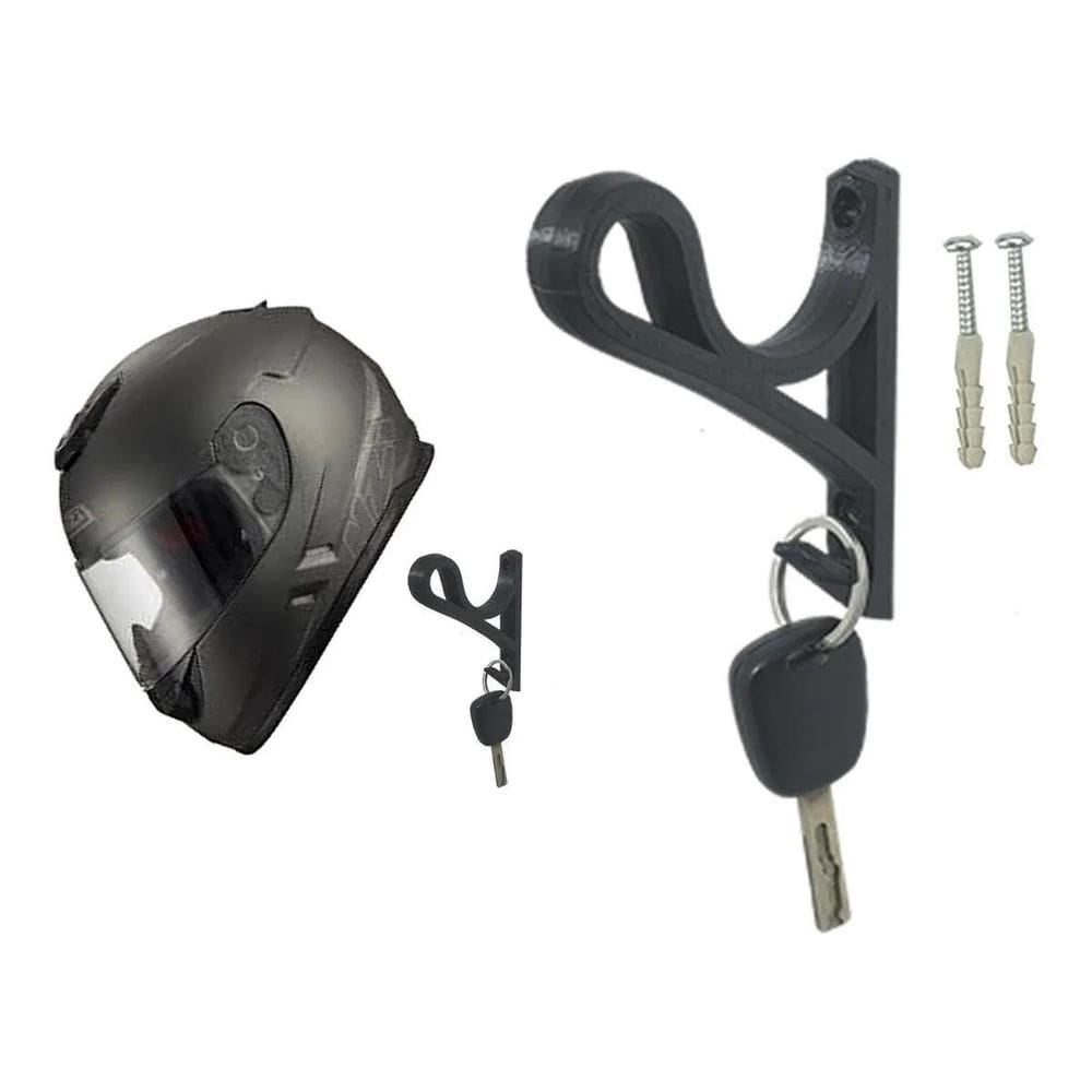 Suporte Para Capacete Moto De Parede Mf Avatron Tiozao