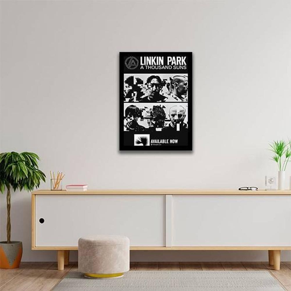 Quadro Linkin Park 24X18Cm - Com Vidro