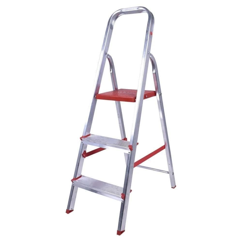 Escada Doméstica Em Alumínio 3 Degraus Worker