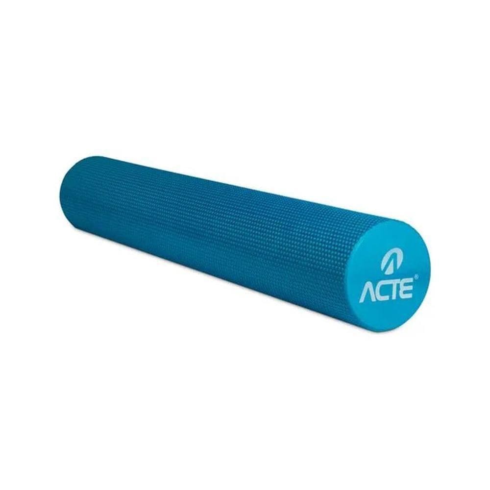 Rolo De Exercícios Azul 90cm Yoga Pilates E Alongamento