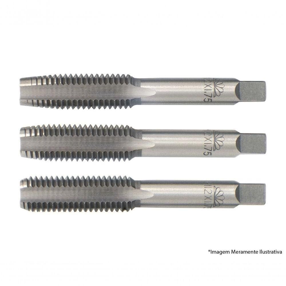Macho Aco Liga Metrica Grossa 3pcs 06x1,00