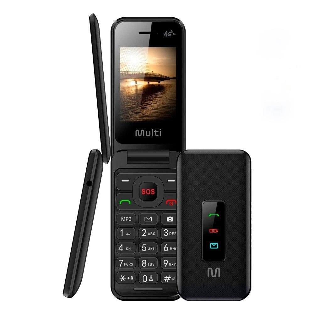 Telefone Celular Multilaser Flip Vita, 4G, P9227, Preto