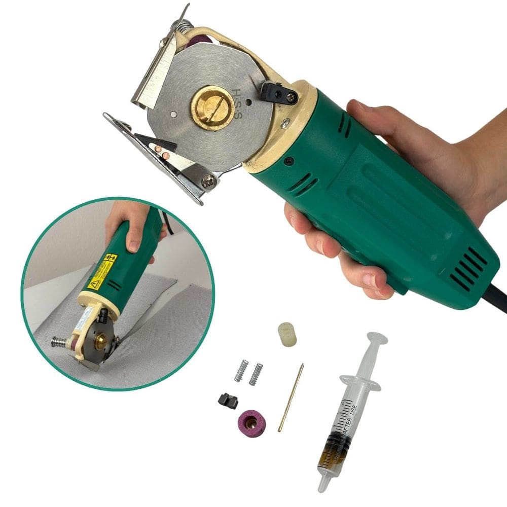 Máquina Cortar Tecido Elétrica Tipo Bananinha Lâmina 70 mm Hexagonal 110V Importway Iwmc51401 127V