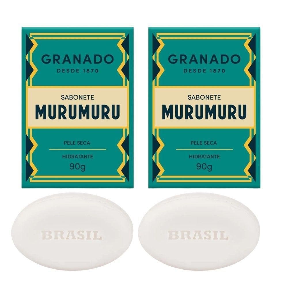 Kit 2 Sabonete Em Barra Murumuru Tratamento Pele Seca Hidratante Granado 90g