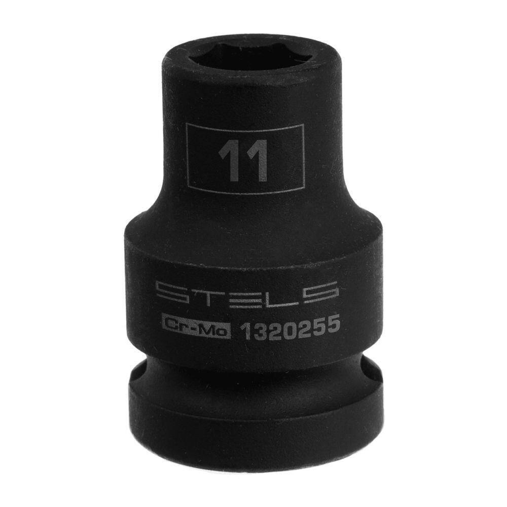 Soquete Impacto 1/2`` 11mm Crmo Stels Aço Cromo Molibdênio