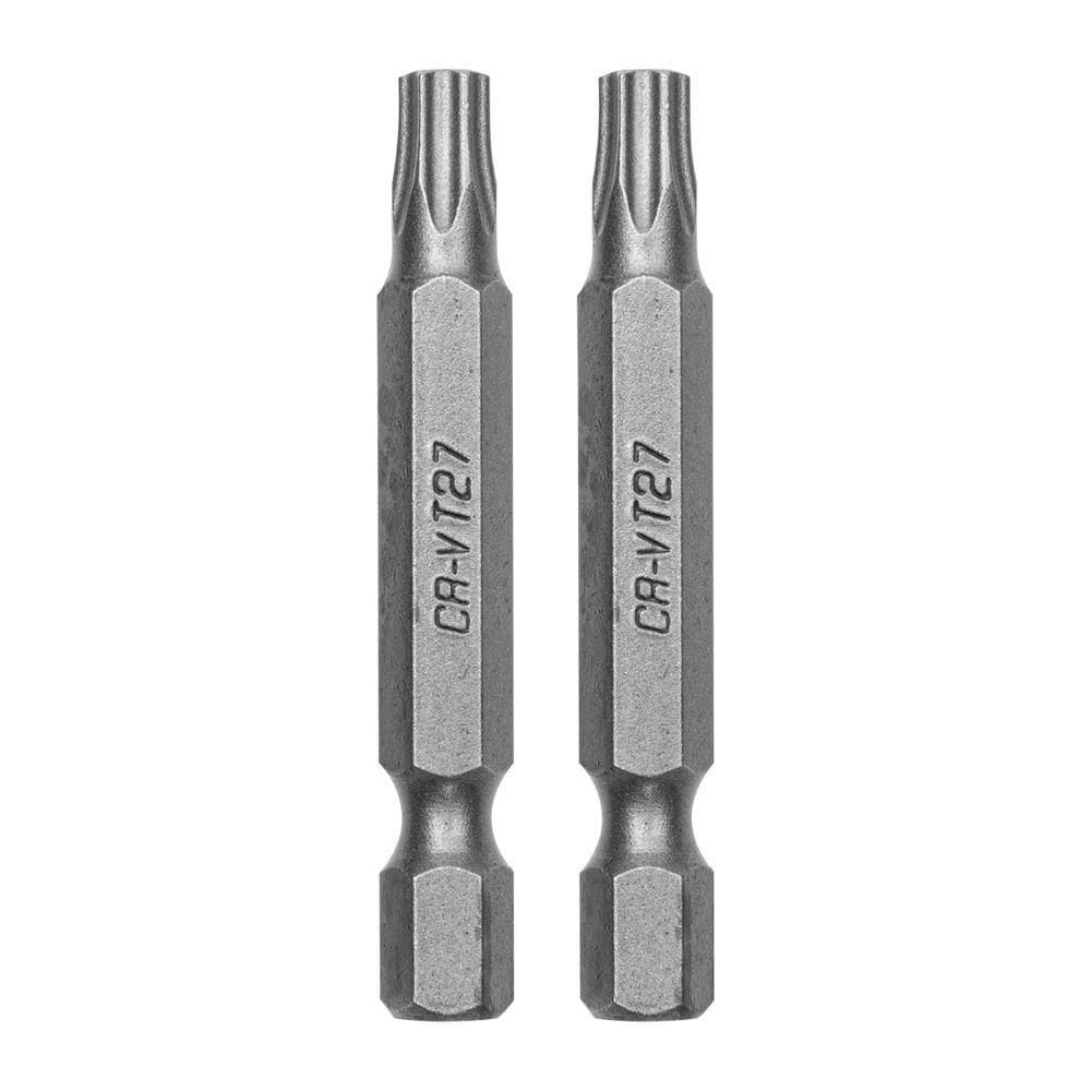 Bits Torx T27 Cromo Vanádio 50mm 2pcs Mtx 1/4``