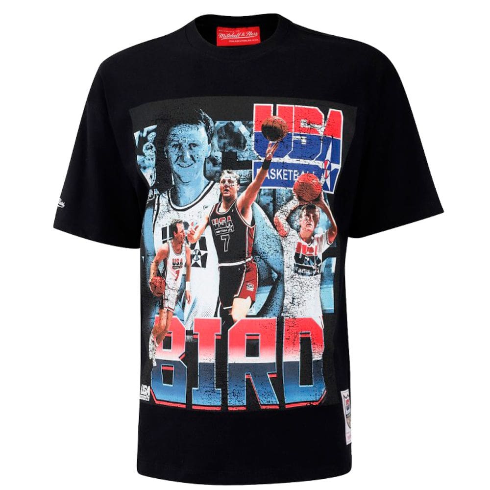 Camiseta Mitchell & Ness Masculina Larry Bird Team USA