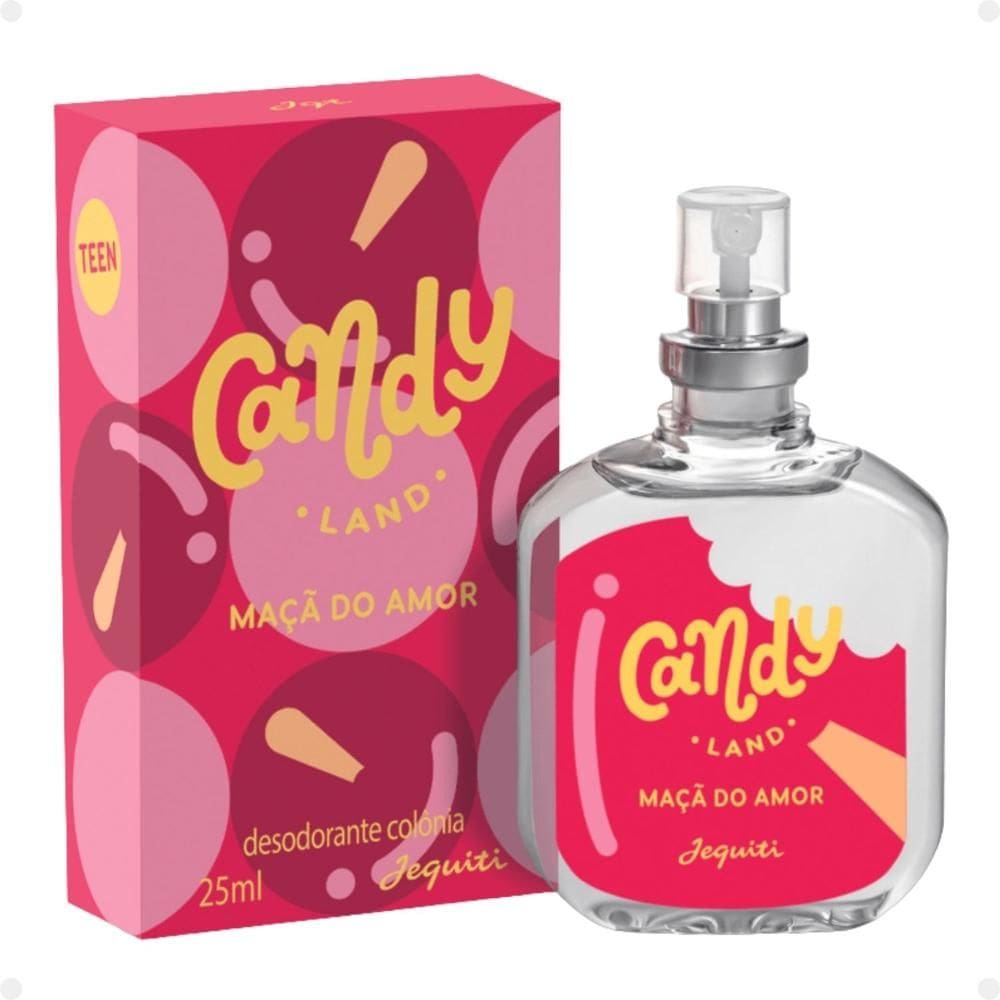 Desodorante Colônia Jequiti Teen Candy Land Maçã do Amor 25ml