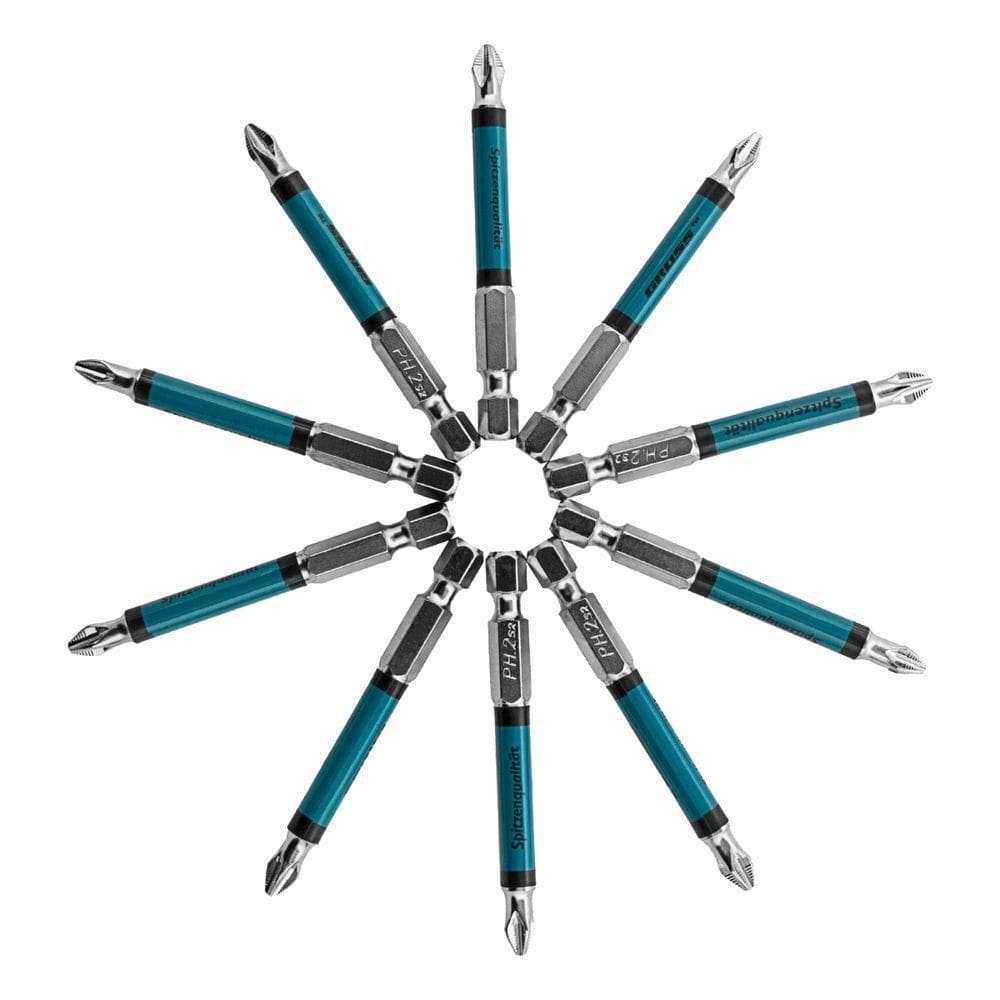 Bits Phillips Ph2 70mm 1/4`` 10pcs Magnetizado Gross