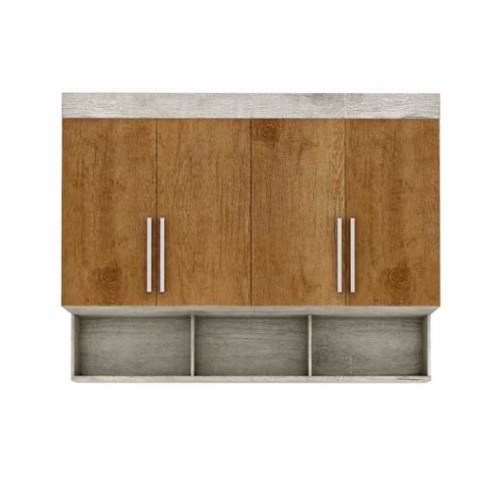 Modulo Ja Georgia Armário Aereo 1,47m Avelã / Jequitibá