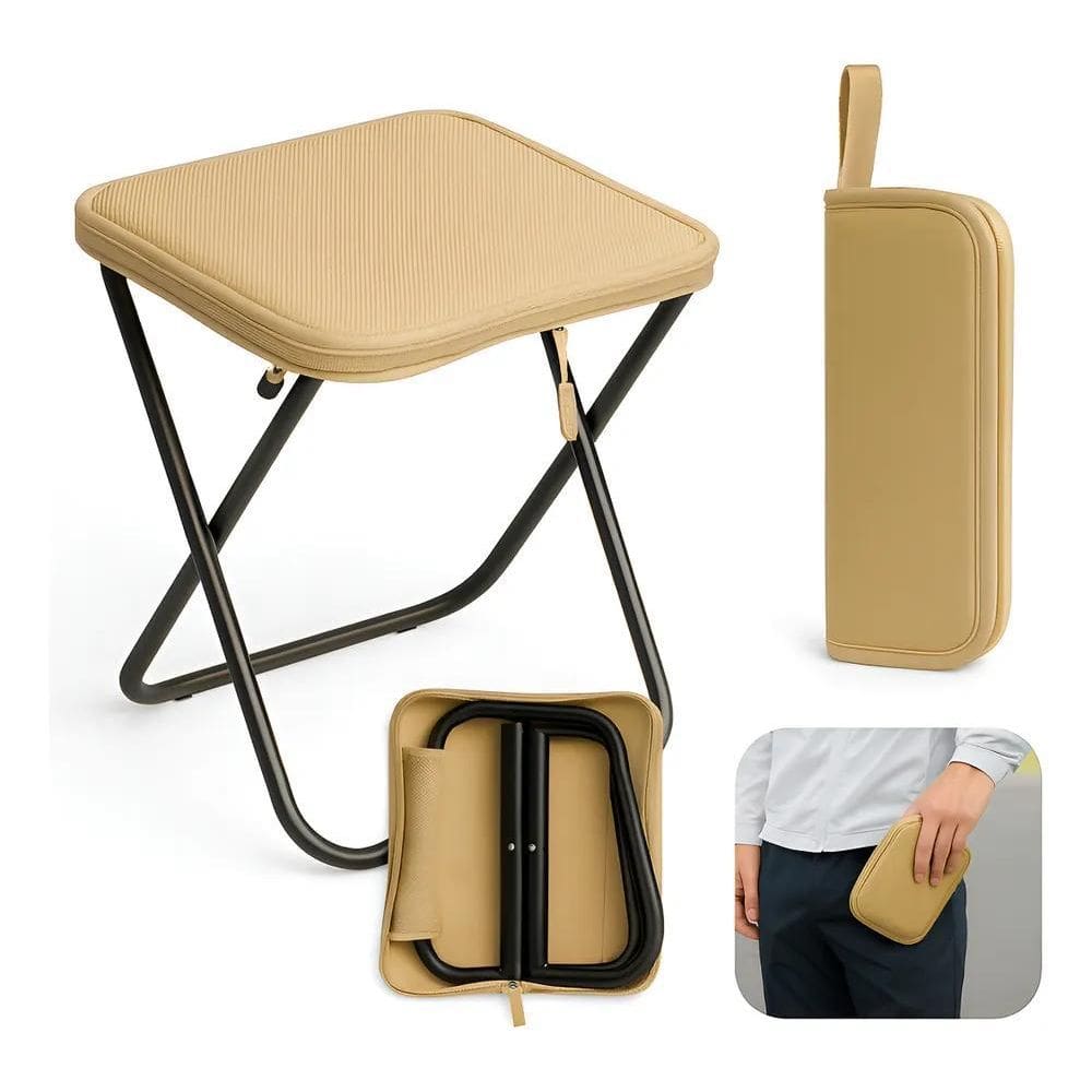 Banqueta Banco Banquinho Dobrável Camping Praia