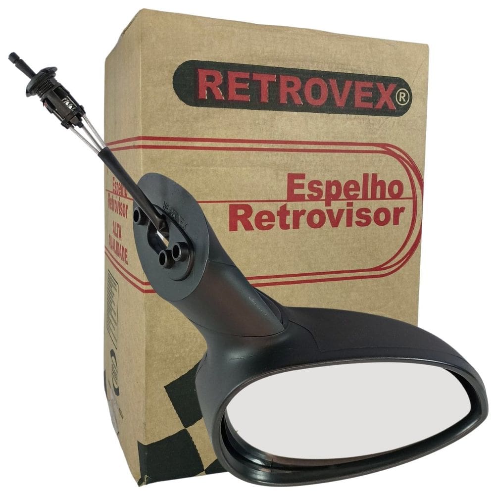 Retrovisor Esquerdo Com Controle Punto 2007 A 2017 - Retrovex 4477