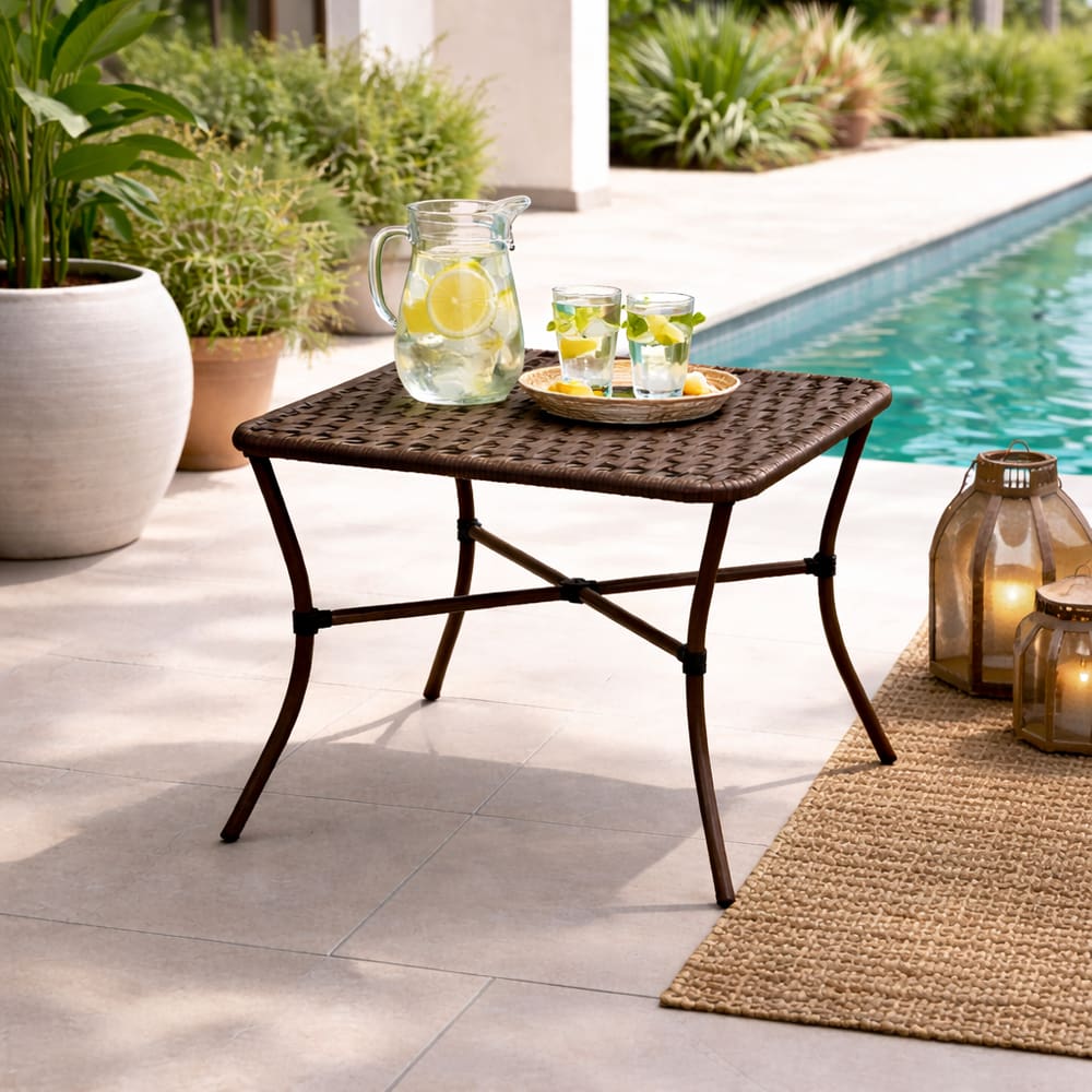 Mesa de Junco Para Área de Piscina Lazer Jardim - Rede Móveis