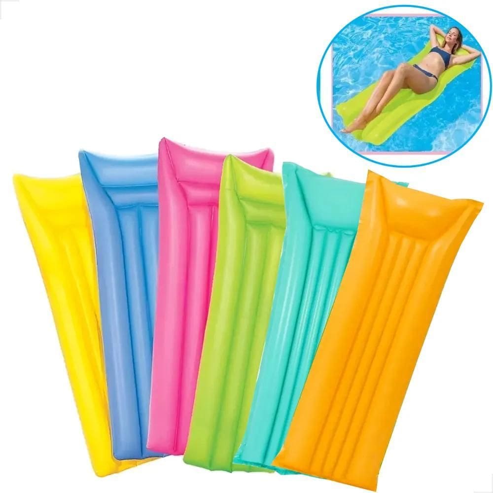 Colchão Bronzeador Inflável Bóia Piscina Praia 183 X Verde