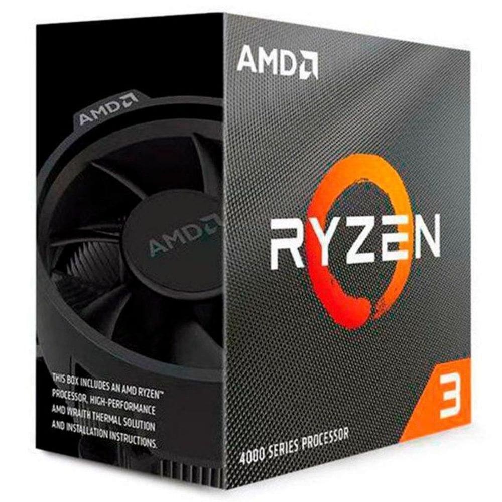 Processador Amd Ryzen 3 4100 3,80Ghz, 4-Core, 4Mb, Am4