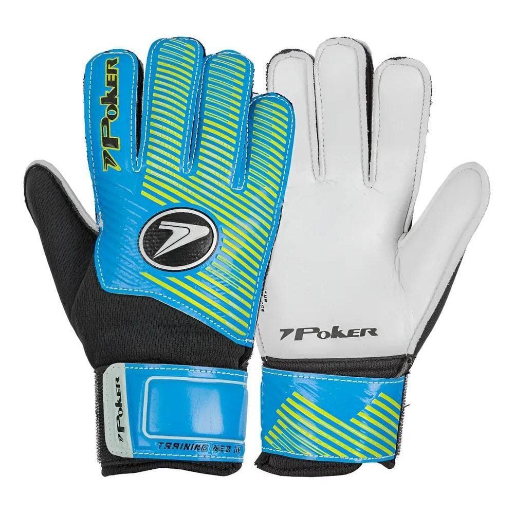 Luva Goleiro Poker Neo Infantil Futebol Campo S Azul-Marinho