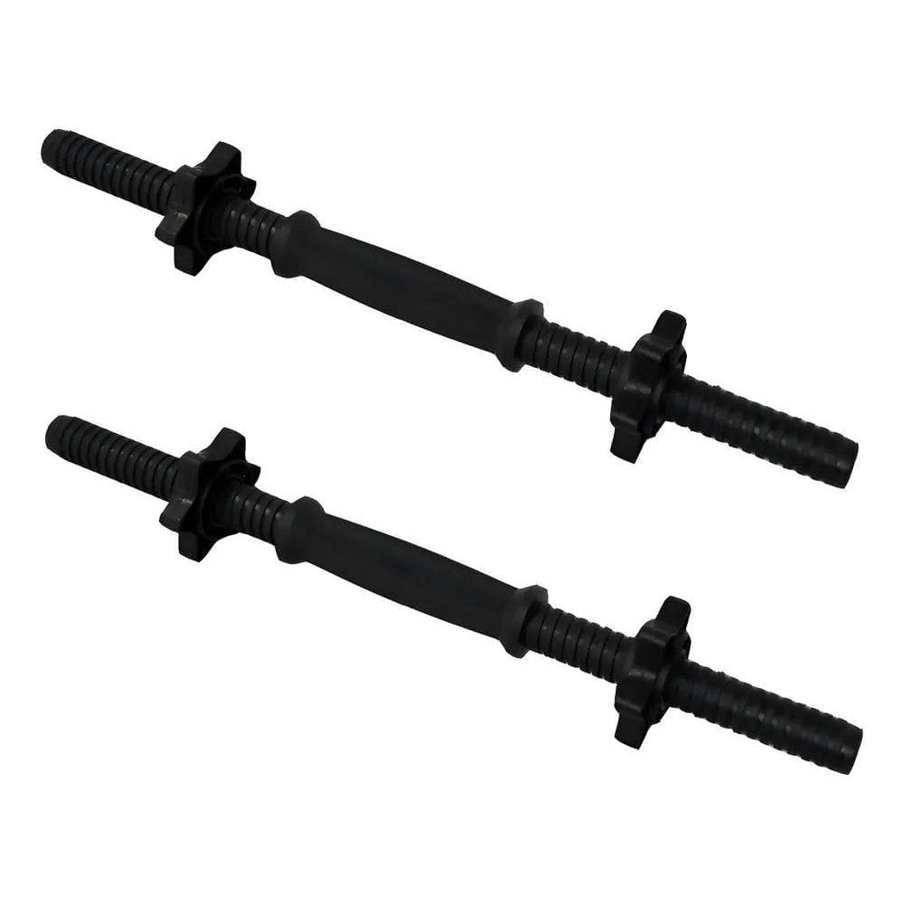 Kit 2 Barras Halter 1 Polegada 45Cm Pegada Recartilhada