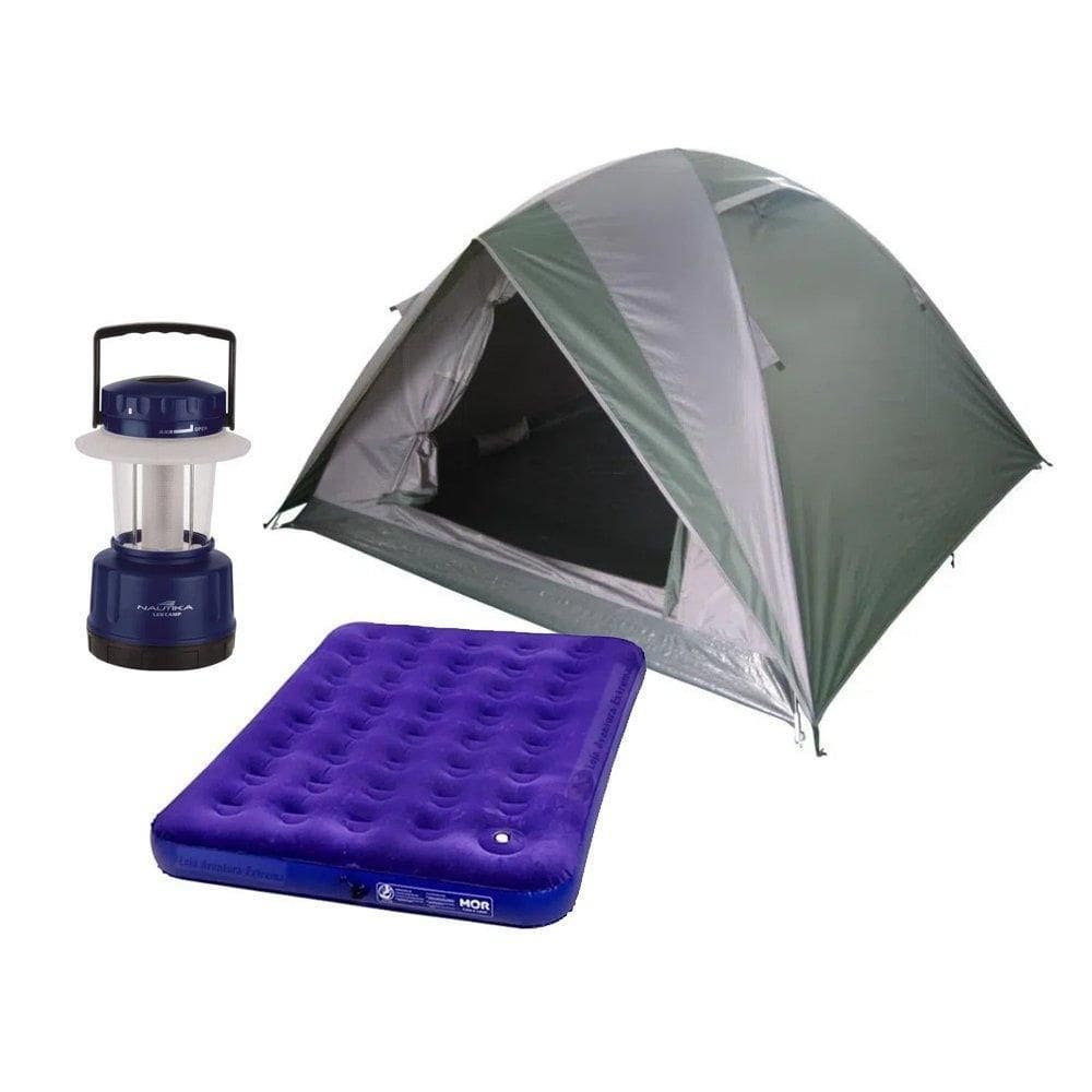 Barraca News Venus Ultra Pro 4+Colchão Casal+Lampião Ledlamp