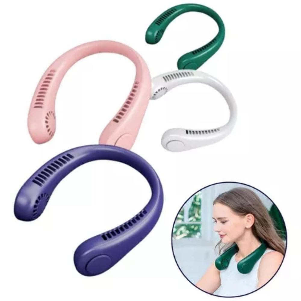 Mini Ventilador Aparelho Pescoço Ar Condicionado Pessoal