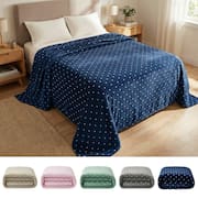 Manta Cobertor Casal Corttex Poá 180x220cm Microfibra Antialérgico Super Macio Premium