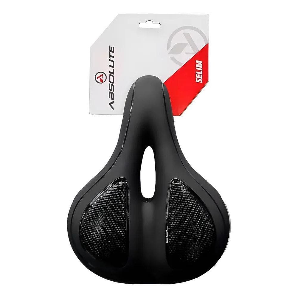 Banco Selim Bicicleta Absolute Comfort Reflective Preto